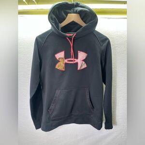 Under Armour Coldgear Realtree Performance Hoodie Sweatshirt Womens S 2489
